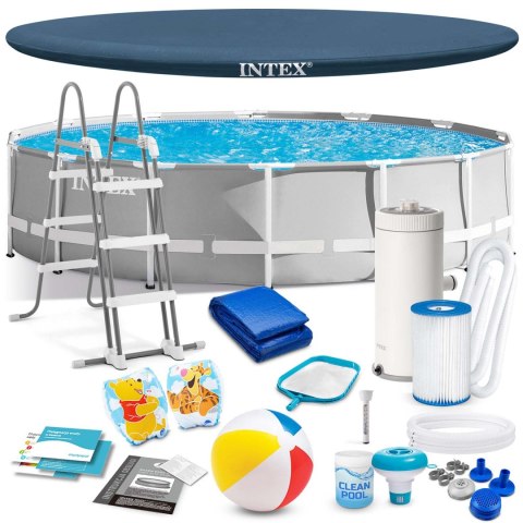 Basen ogrodowy stelażowy 427x107 zestaw 17w1 INTEX 26720