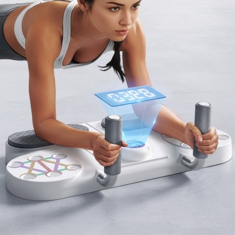 DBP03 WIELOFUNKCYJNA DESKA DO ĆWICZEŃ MIĘŚNI BRZUCHA I POMPEK Z LICZNIKIEM HMS