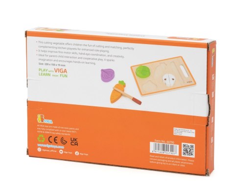 Viga 44790 Zabawa w krojenie - kolorowe warzywa