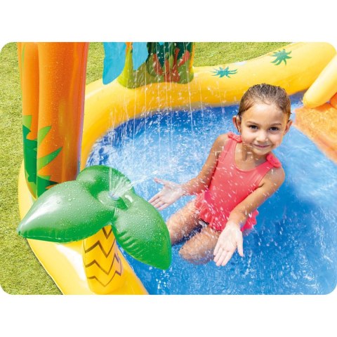 Basen zabaw Dinozaury ze zjeżdżalnią 249 x 191 x 109 cm INTEX 57444 Basen zabaw Dinozaury ze zjeżdżalnią 249 x 191 x 109 cm INTEX 57444