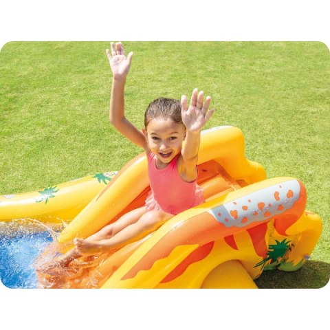 Basen zabaw Dinozaury ze zjeżdżalnią 249 x 191 x 109 cm INTEX 57444 Basen zabaw Dinozaury ze zjeżdżalnią 249 x 191 x 109 cm INTEX 57444