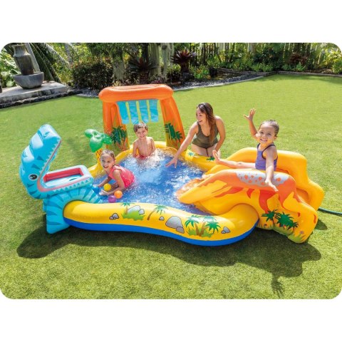 Basen zabaw Dinozaury ze zjeżdżalnią 249 x 191 x 109 cm INTEX 57444 Basen zabaw Dinozaury ze zjeżdżalnią 249 x 191 x 109 cm INTEX 57444