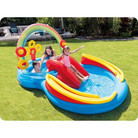 Basen zabaw dmuchany Tęcza 297 x 193 x 135 cm INTEX 57453 Basen zabaw dmuchany Tęcza 297 x 193 x 135 cm INTEX 57453