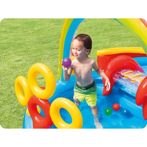 Basen zabaw dmuchany Tęcza 297 x 193 x 135 cm INTEX 57453 Basen zabaw dmuchany Tęcza 297 x 193 x 135 cm INTEX 57453