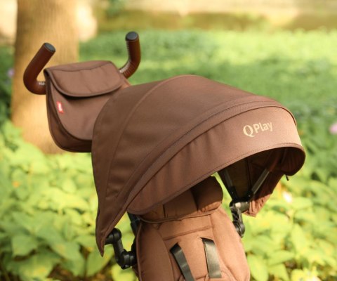 Qplay Rowerek Trójkołowy Rito Deluxe Rubber Brown Qplay Rowerek Trójkołowy Rito Deluxe Rubber Brown