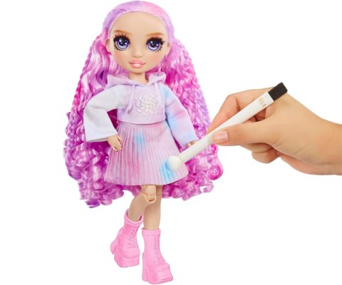 MGA 507581 Rainbow High Watercolor And Create Lalka Do Malowania Z Fioletowymi Oczami