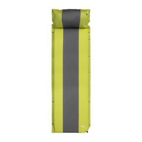 NC4349 ZIELONO-SZARA MATA SAMOPOMPUJĄCA Z PODUSZKĄ NILS CAMP