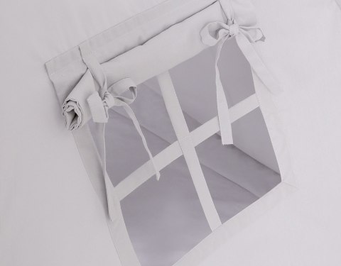 Namiot Tipi dla dzieci + zawieszki pióra - szary