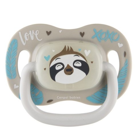 Smoczek sil. sym. 0-6m leniwiec CANPOL BABIES