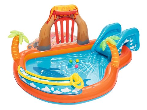 Basen zabaw dmuchany Lava Lagoon 265 x 265 x 104 cm Bestway 53069 Basen zabaw dmuchany Lava Lagoon 265 x 265 x 104 cm Bestway 53069