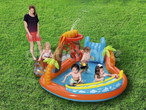 Basen zabaw dmuchany Lava Lagoon 265 x 265 x 104 cm Bestway 53069 Basen zabaw dmuchany Lava Lagoon 265 x 265 x 104 cm Bestway 53069