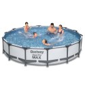 Basen ogrodowy stelażowy 427 x 84 cm zestaw 17w1 Bestway