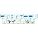 Basen ogrodowy stelażowy 305 x 76 cm 15w1 INTEX 28202 + maszynka do baniek GRATIS