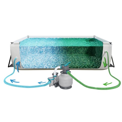 Basen stelażowy ogrodowy 549 x 274 x 122 cm 12w1 Bestway Basen stelażowy ogrodowy 549 x 274 x 122 cm 12w1 Bestway