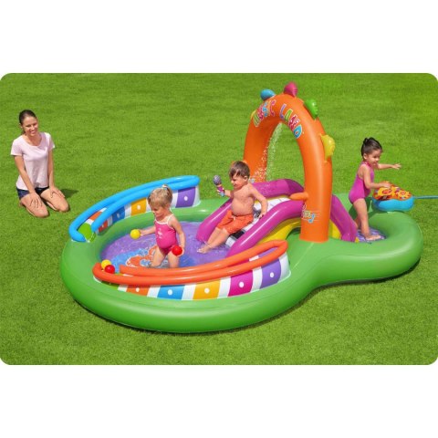 Basen zabaw dmuchany Sing 'N splash 295 x 190 x 137 cm Bestway 53117 Basen zabaw dmuchany Sing 'N splash 295 x 190 x 137 cm Bestway 53117