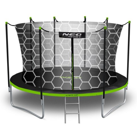 TRAMPOLINA OGRODOWA ROZMIAR 465 CM Z SIATKĄ WEWNĘTRZNĄ I DRABINKĄ TRAMPOLINA OGRODOWA ROZMIAR 465 CM Z SIATKĄ WEWNĘTRZNĄ I DRABINKĄ