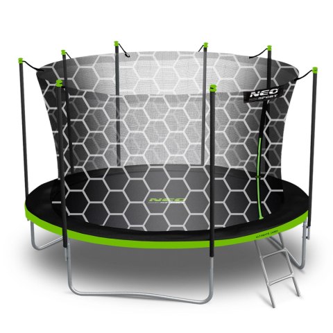 TRAMPOLINA OGRODOWA ROZMIAR 465 CM Z SIATKĄ WEWNĘTRZNĄ I DRABINKĄ TRAMPOLINA OGRODOWA ROZMIAR 465 CM Z SIATKĄ WEWNĘTRZNĄ I DRABINKĄ