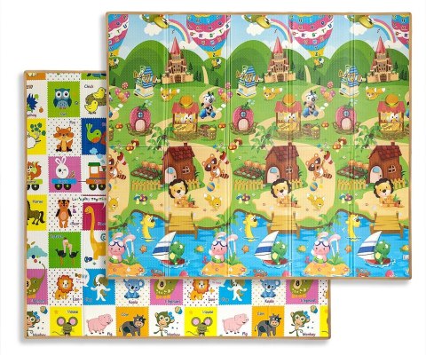 Milly Mally Mata piankowa składana Play Colourful Animals T1 Milly Mally Mata piankowa składana Play Colourful Animals T1