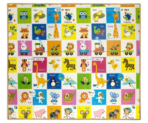 Milly Mally Mata piankowa składana Play Colourful Animals T1 Milly Mally Mata piankowa składana Play Colourful Animals T1