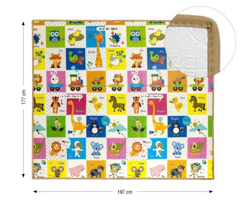Milly Mally Mata piankowa składana Play Colourful Animals T1 Milly Mally Mata piankowa składana Play Colourful Animals T1