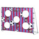 BRAMKA Z SIATKĄ I PANELEM DO CELOWANIA 215cmx150cm 2w1