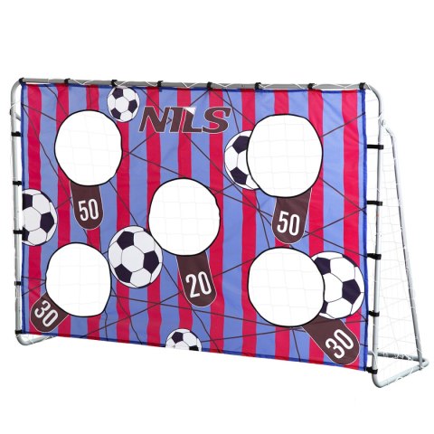 BRAMKA Z SIATKĄ I PANELEM DO CELOWANIA 215cmx150cm 2w1 BRAMKA Z SIATKĄ I PANELEM DO CELOWANIA 215cmx150cm 2w1