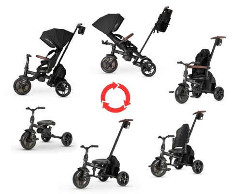 Qplay Rowerek Trójkołowy Comfo Max Black Qplay Rowerek Trójkołowy Comfo Max Black