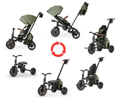 Qplay Rowerek Trójkołowy Comfo Max Olive Green Qplay Rowerek Trójkołowy Comfo Max Olive Green