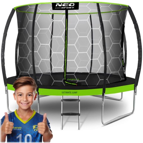 Trampolina ogrodowa profilowana 14ft/435cm z siatką wewnętrzną Neo-Sport Trampolina ogrodowa profilowana 14ft/435cm z siatką wewnętrzną Neo-Sport