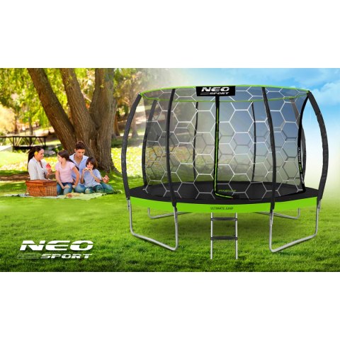 Trampolina ogrodowa profilowana 14ft/435cm z siatką wewnętrzną Neo-Sport Trampolina ogrodowa profilowana 14ft/435cm z siatką wewnętrzną Neo-Sport