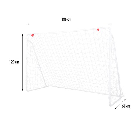 BRAMKA STALOWA Z SIATKĄ 120 cm BRAMKA STALOWA Z SIATKĄ 120 cm