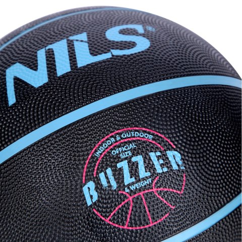 NPK251 PIŁKA DO KOSZYKÓWKI CZARNA BUZZER 5 NILS NILS NPK251 PIŁKA DO KOSZYKÓWKI CZARNA BUZZER 5 NILS NILS