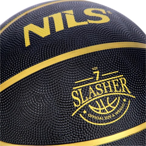 NPK270 PIŁKA DO KOSZYKÓWKI CZARNA SLASHER 7 NILS NILS NPK270 PIŁKA DO KOSZYKÓWKI CZARNA SLASHER 7 NILS NILS