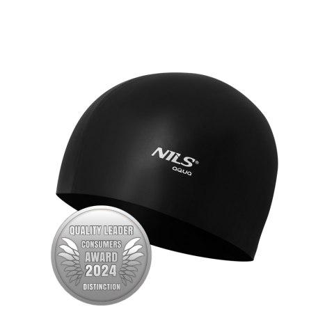 NQC JEDNOKOLOROWY BK01 CZARNY CZEPEK SILIKONOWY NILS AQUA NILS AQUA NQC JEDNOKOLOROWY BK01 CZARNY CZEPEK SILIKONOWY NILS AQUA NILS AQUA
