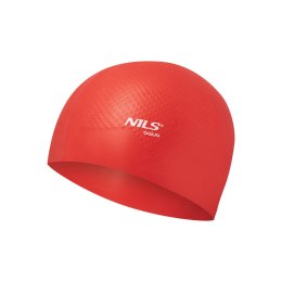 NQC JEDNOKOLOROWY CZERWONY CZEPEK SILIKONOWY DOTS NILS AQUA NILS AQUA