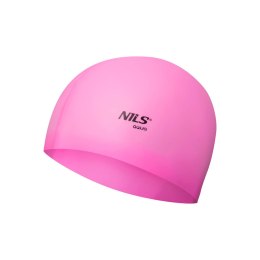 NQC JEDNOKOLOROWY PK02 JASNORÓŻOWY CZEPEK SILIKONOWY NILS AQUA NILS AQUA