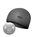 NQC JEDNOKOLOROWY SL02 CIEMNOSZARY CZEPEK SILIKONOWY NILS AQUA NILS AQUA
