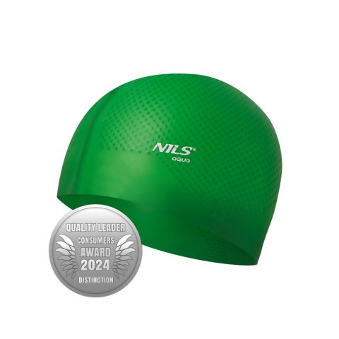 NQC JEDNOKOLOROWY ZIELONY CZEPEK SILIKONOWY DOTS NILS AQUA NILS AQUA NQC JEDNOKOLOROWY ZIELONY CZEPEK SILIKONOWY DOTS NILS AQUA NILS AQUA