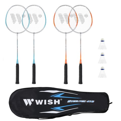 STEELTEC 416K ZESTAW RAKIET DO BADMINTONA WISH WISH STEELTEC 416K ZESTAW RAKIET DO BADMINTONA WISH WISH