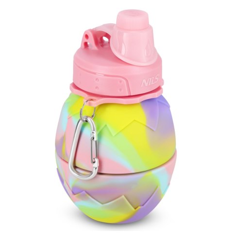 NC4102 BIDON SILIKONOWY SKŁADANY 700ML RÓŻOWY NILS NILS NC4102 BIDON SILIKONOWY SKŁADANY 700ML RÓŻOWY NILS NILS