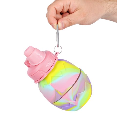 NC4102 BIDON SILIKONOWY SKŁADANY 700ML RÓŻOWY NILS NILS NC4102 BIDON SILIKONOWY SKŁADANY 700ML RÓŻOWY NILS NILS