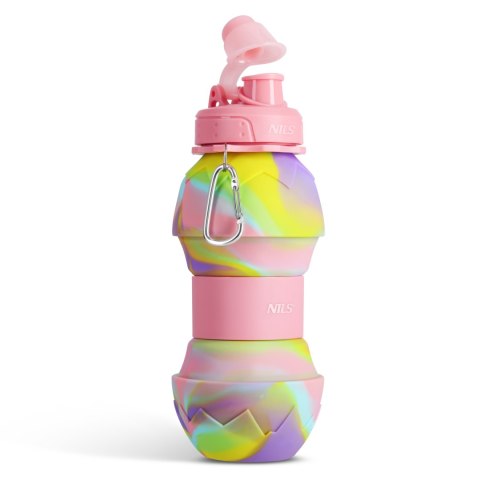 NC4102 BIDON SILIKONOWY SKŁADANY 700ML RÓŻOWY NILS NILS NC4102 BIDON SILIKONOWY SKŁADANY 700ML RÓŻOWY NILS NILS
