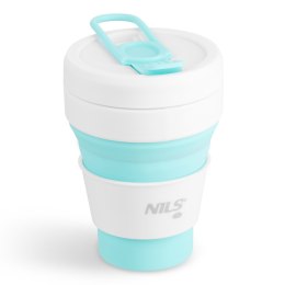 NC4103 KUBEK SILIKONOWY SKŁADANY 355ML MIĘTOWY NILS CAMP NILS CAMP