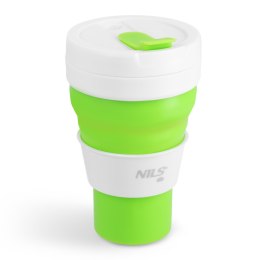 NC4103 KUBEK SILIKONOWY SKŁADANY 600ML JASNO ZIELONY NILS CAMP NILS CAMP