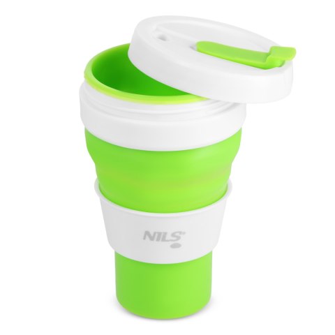 NC4103 KUBEK SILIKONOWY SKŁADANY 600ML JASNO ZIELONY NILS CAMP NILS CAMP NC4103 KUBEK SILIKONOWY SKŁADANY 600ML JASNO ZIELONY NILS CAMP NILS CAMP