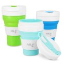 NC4103 KUBEK SILIKONOWY SKŁADANY 600ML JASNO ZIELONY NILS CAMP NILS CAMP