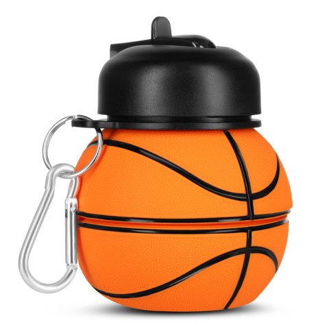 NC4104 KUBEK SILIKONOWY SKŁADANY 550ML BASKETBALL NILS NILS NC4104 KUBEK SILIKONOWY SKŁADANY 550ML BASKETBALL NILS NILS