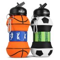 NC4104 KUBEK SILIKONOWY SKŁADANY 550ML FOOTBALL NILS NILS