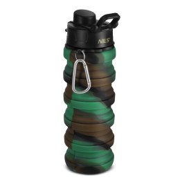 NC4106 BIDON SILIKONOWY SKŁADANY 500ML ZIELONY NILS NILS