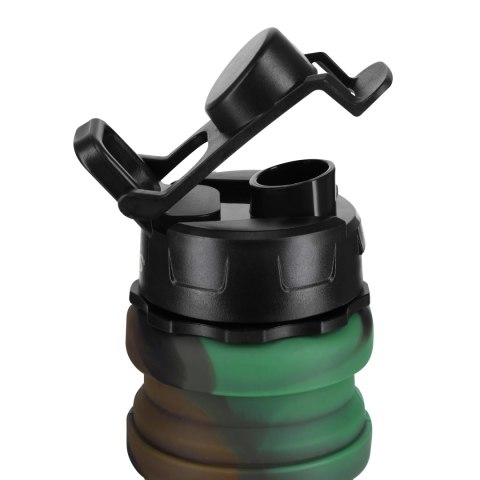 NC4106 BIDON SILIKONOWY SKŁADANY 500ML ZIELONY NILS NILS NC4106 BIDON SILIKONOWY SKŁADANY 500ML ZIELONY NILS NILS